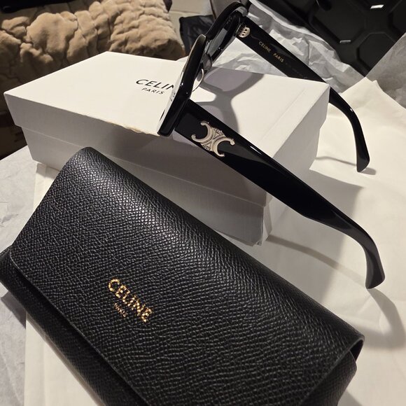 Celine Triomphe Cat Eye Sunglasses 55mm - Picture 4 of 9